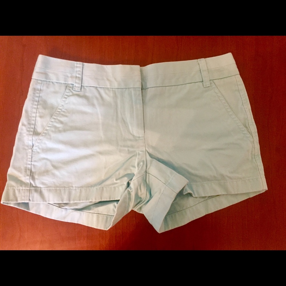 J. Crew Teal Chino Shorts
